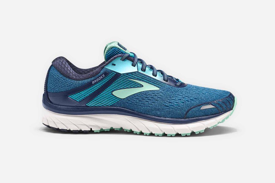 Zapatillas Trail Brooks Adrenaline GTS 18 Mujer Azules Baratas XQBP43672